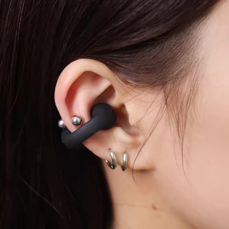 Draadloze Bluetooth-headset in het oor