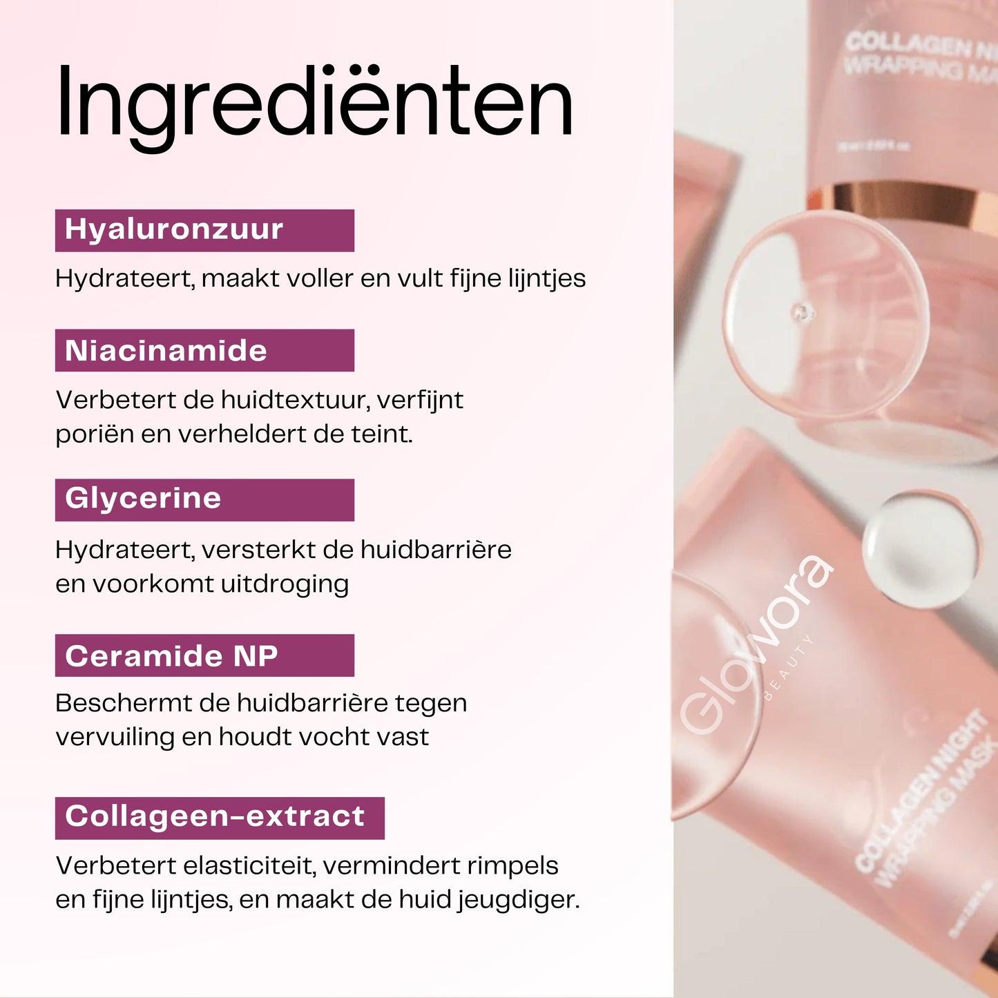 Bio-Collageen Masker + Kwast