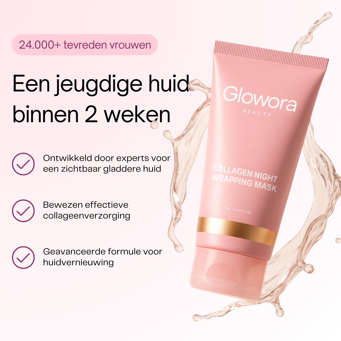 Bio-Collageen Masker + Kwast